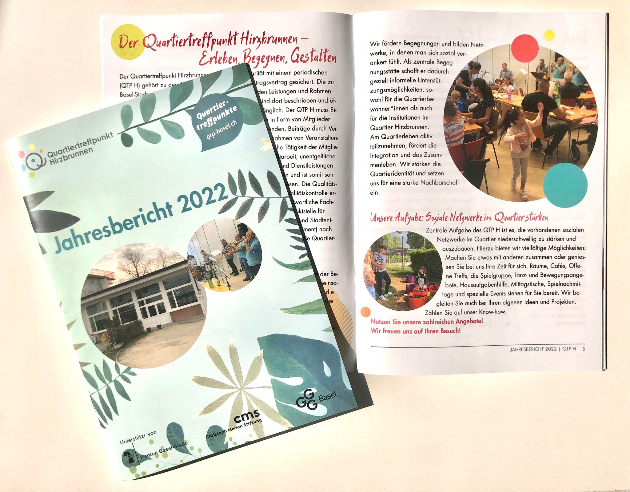 Quartiertreffpunkt Hirzbrunnen – Neugestaltung Jahresbericht 2022